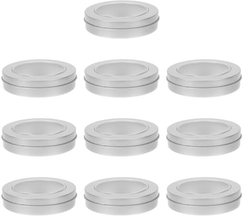PRETYZOOM 10 Koreanische Süßigkeiten-Zuckerherstellungswerkzeuge -Süßigkeiten-Spieldose Ausstecher Blechdose 9 Cm Runde Keksformen -Süßigkeitsdosen Koreanische