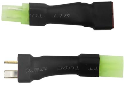 DollaTek 2pcs Wireless T Plug Male Female to Mini for Tamiya Connector