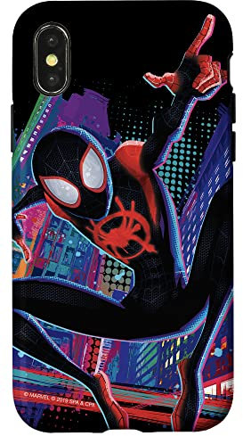 iPhone X/XS Marvel Spider-Man Into the Spider-Verse Miles Morales City Case