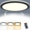 RDGOOD Sensor LED Deckenleuchte Dimmbar mit Bewegungsmelder, 24W 2400LM Radar LED Sensorlampe, 3000K/4500K/6500K Dimmbar Deckenlampe Für Bad, Garage, Keller, Flur, Balkon, Diele Ø30x2,5CM