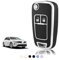 TOOMUME Coque Clé TPU, Etui Clé Étui Clé Adapté pour Chevrolet Trax Opel Vauxhall Adam Astra Corsa Meriva Mokka Movano Zafira Buick, Couvre Clef Cache Cle Voiture Telécommande - 2 Boutons S