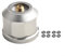 CNANRNANC Campinglampe Tragbar, Camping Glas Stahl Gas Laterne, Gas Camping Lampe Stab mit leeren Tank Verlängerung Stab, Notfallleuchte für Stromausfällen, Wandern, Notfall(Only Tank)