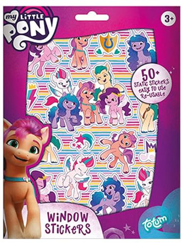 Totum My Little Pony Fensteraufkleber 50 bewegliche Aufkleber - nicht permanent inkl