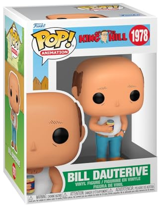 Funko POP! TV: King of the Hill - Bill Dauterive | Offizielles Cartoon/Animation Merch - Vinyl Sammelfigur als Regal Deko - Geschenkidee zum Geburtstag für Fans und Sammler
