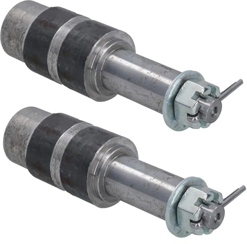 AB Tools Trailer Extended Stub Axle for 1in Shaft for Taper Bearing Hubs HD Weld On 2pc