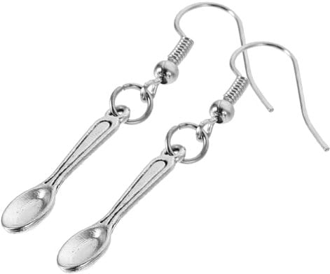CALLARON Spoon Earrings Dangle Earrings for Women Cute Mini Trendy Jewelry for Teen Girls Daily Wear