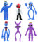 Mini Figuren Set, 12 Stücke Figures Deko, Kinder Tortendeko Spielzeug,Ornamente Cartoon Dekoration, für Kinder Mädchen Junge Geburtstags Cake Toppers Sammlerstücke Ornamente