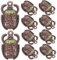 MAGICLULU 20stücke Ägyptische Charms Antike Beetle Anhänger Für Diy Schmuck Hochwertige Zubehörteile Für Und Armbänder Grün