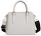 bugatti Ella Handtasche Damen, Bowling Bag mittel in Saffiano-Art aus Kunstleder, beige