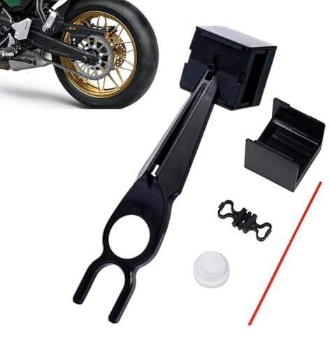 Pruojhw Attrezzo per Olio per Catena Moto,Dispositivo per la Pulizia,Supporto per l'olio per Catena Durante la Guida in Moto | per Le officine Fai da Te Dopo la Guida Tour a Lungo Raggio Manutenzione