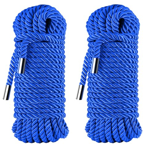 Soft Silk Tying Rope - Skin-Friendly Shiny Colored Nylon Binding Ropes
