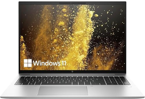 HP EliteBook 860 G9 Business Laptop, schermo FHD da 16 pollici, Intel Core i7-1265U, 16 GB RAM, SSD da 256 GB, tastiera US QWERTY Windows 11 Pro (ricondizionato)