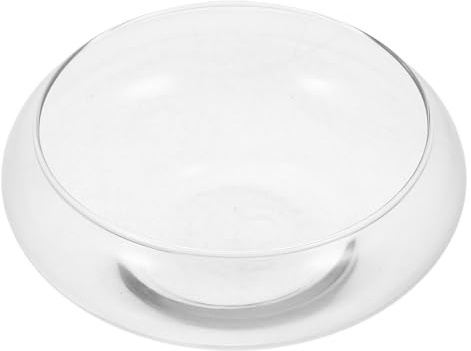 IMIKEYA Glass Fish Bowl with High Transparency for Hydroponics and Plants, Versatile Glass Fish Tank Desktop Vase Suitable for Office and Garden Décor