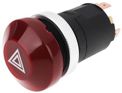 ECSiNG Interruptor de Emergencia 12V 8 Pines 6HF003916-031 5122659 Compatible con Renault Compatible con Porsche