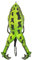 LUNKERHUNT Prop Frosch Angelköder zum Barschangeln | Realistischer Froschköder mit Prop Action (Grüner Tee) | Forellen- und Hechtköder, Süßwasserköder mit Hohlkörper, unkrautlose Haken