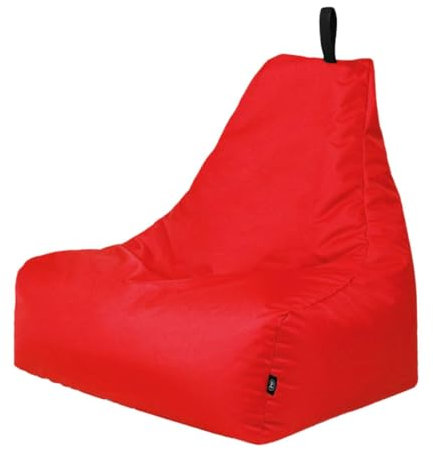 PATCH HOME Lounge Sessel XXL Gamer Sessel Sitzsack Sessel Sitzkissen In & Outdoor geeignet fertig befüllt | XXL - Rot - in 2 Größen und 25 Farben