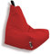 PATCH HOME Patchhome Lounge Sessel XXL Gamer Sessel Sitzsack Sessel Sitzkissen In & Outdoor geeignet fertig befüllt | XXL - Rot - in 2 Größen und 25 Farben