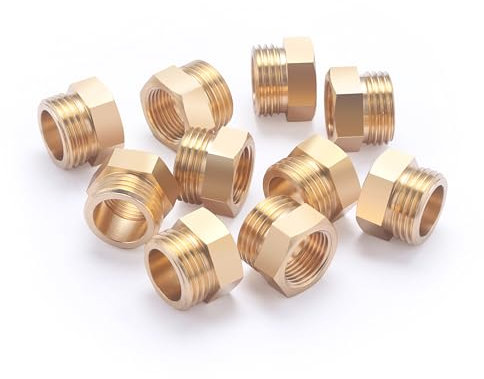 Raccord à Visser Mâle 15x21 (1/2) - Femelle 12x17 (3/8) Réduit Chromé x10 raccords NOYON & THIEBAULT