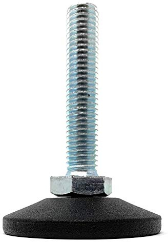 Design61 4x Verstellschraube Justierschraube Ø 48mm mit verzinkter Stellschraube M8x30 mm