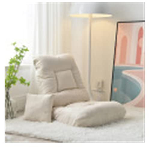 xuejuanshop Faules Sofa Tatami Einzelzimmer-Schlafzimmer-Sofa-Wohnzimmer Balkon liefern, Faltbare Schlafsaal Small Apartment Single Sofa (Color : Yellow Pillow)