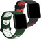 kwmobile 2X Sportarmband kompatibel mit Xiaomi Mi Watch Lite/Redmi Watch Armband - Fitnesstracker Band Set aus TPU Silikon