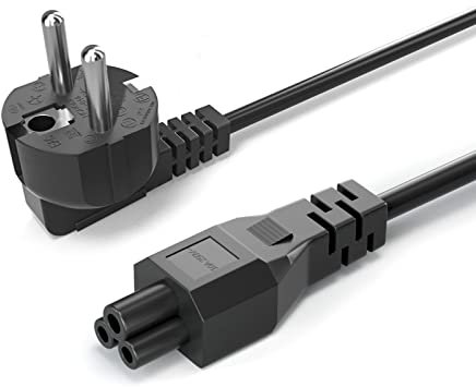 QYD 3 m C5 cavo di alimentazione Caricatori a 3 Poli Cavo di Alimentazione Power Cord Ricambio per Laptop Originale Cavo di Adattatore per Schermo TV Stampanti HP Epson Canon Cavo di Ricarica