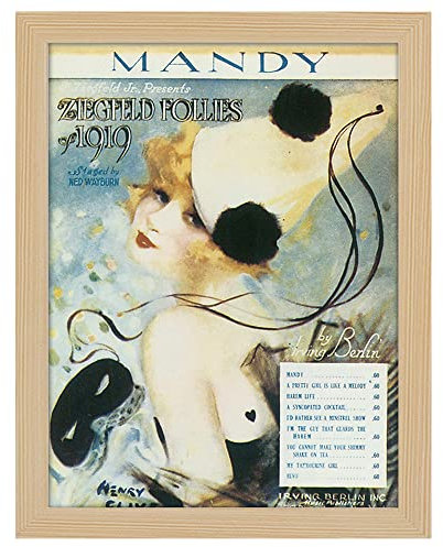 Legendarte - Poster, Vintage Mandy (Ziegfeld Follies 191) - Bild, Wanddekoration, 50 x 70 cm