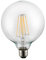 GLOBO LED Lampe Leuchtmittel Filament 9 Watt warmweiß 3000 Kelvin 1000 Lumen E27 Fassung Glas klar, DxH 12,5x17,5cm