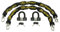 Burg-Wächter Duo Kit Sold Secure Diamond & Gold 10mm Keyed Alike Chain Twin Pack Burg Wachter, Black, 1M