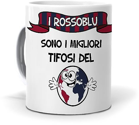 Cadeau original - Idée cadeau - Tasse I rossoblu sono i migliori tifosi del mondo. Céramique 350 ml.