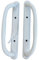Olympus Schiebetür-Glastür-Ersatzgriff für Glasschiebetür, 25,4 cm, ohne Schlüssel, passend für 7,6 cm Lochabstand und 3,8 cm bis 5,4 cm Türstärke, Befestigung und Reparatur von Türbeschlägen
