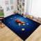 Kinderteppich Raketen-Erde-Astronaut - Kurzflor Teppich Kinderzimmer Spielteppich Antiallergen Und Extra Weich - Babyzimmer Teppiche Für Junge Und Mädchen Babyteppich 80 X 160 cm / 31,49 X 6-8L5X+K4P
