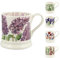 Emma Bridgewater Mug Céramique 300ml - Grande Tasse Personnalisée, Idée Cadeau pour Homme et Femme, Collègue de Travail - Original Peint à la Main pour Café, Thé, Cappuccino - Lilas