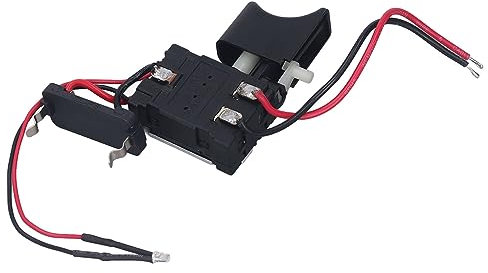 Interruttore di Attivazione Reversibile Per Trapano DC 7,2-24 V 16a con Controllo della Velocità E Luce