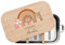 wunderwunsch® - Personalisierte Brotdose für Kinder - Robuste und Individuelle Edelstahl Brotdose mit Namen - Personalisierte Geschenke für Kinder (klein Edelstahl)