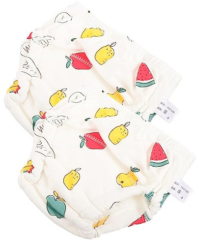 Beatifufu 2 Stück Waschbare Baumwoll Trainingswindeln Für Kleinkinder Atmungsaktive Stoffwindeln Für Jungen Und Mädchen Wiederverwendbare Windeln Komfortabel Und Hautfreundlich Für