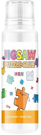 Osmond Jigsaw Puzzle Glue, 150ML Jigsaw Glue with Sponge, Non- and Quick Dry Puzzle Sealer Easy to Use Large Capacity