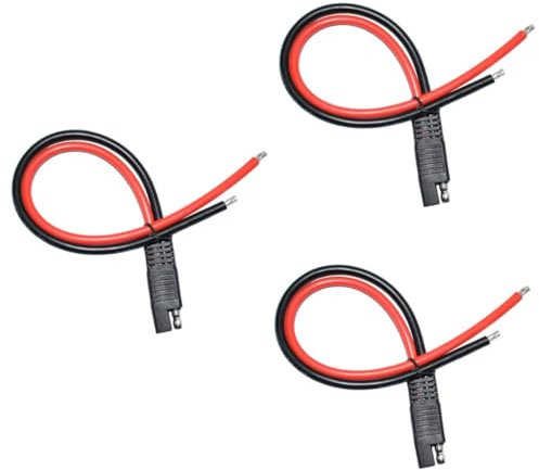 iplusmile 3st Verlängerung Kabel Für Auto-solarzellen Weißes Verlängerungskabel Solar- Verlängerungskabel Mit Mehreren Steckdosen Verdrahtung Solarladegerät Multi W-lan Photovoltaik Stecker