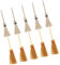 Toyvian Miniature Broom Accessories for Dollhouse 10pcs Mini House Broom Set for Micro Landscape