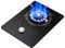 BZJPRFC Cocina De Gas De 1 Quemador, Quemador Wok De 5,2 KW con Anillo De Fuego Y Protección contra Llamas, Cubierta De Vidrio Templado(NG)