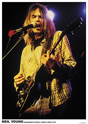Neil Young Poster LIVE at Hammersmith Odeon London 1976