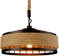 COCOL Kronleuchter Deckenleuchte Pendellampe, Retro Industrie Hanfseil Kronleuchter Pendellampe Metal Seil Pendelleuchte Wohnzimmer Esszimmer Bar Balkon/Nicht enthalten Glühbirnen (Color : K)