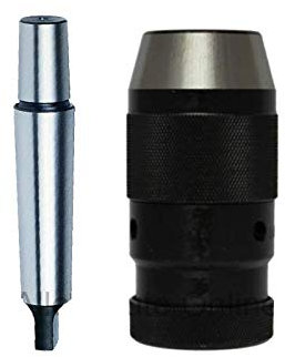 Präzisions Schnellspann-Bohrfutter B16 1-16mm M + Aufnahme (Kegeldorn) Morsekegel MK2 DIN228B