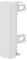 Habengut Embout pour plinthe Gauche en PVC Blanc Contenu : 1 pièce – pour Une Finition Nette