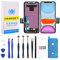 LTZGO Pantalla Compatible con iPhone 11 LCD Display Reemplazo Negro Digitalizador Táctil Vidrio con Herramientas, Adhesivo,Cristal Templado A2111, A2221, A2223