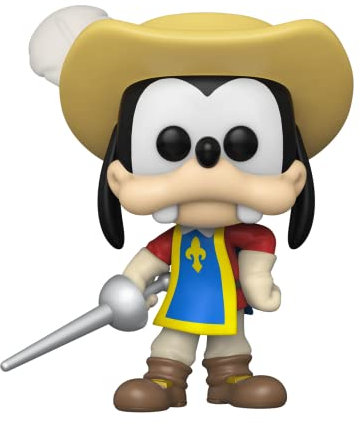 Funko POP! Disney: 3 Musketeers - Goofy - Mickey Mouse - Collectable Vinyl Figure - Gift Idea - Official Merchandise - Toys for Kids & Adults - TV Fans - Model Figure for Collectors and Display