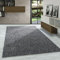 Carpetsale24 Teppich 240x340 cm Grau, Einfarbiger Kurzflor Schlingenteppich für großzügiges Wohnzimmer, Esszimmer oder Loft, Modern, langlebig & pflegeleicht