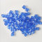 Doppelkegel/Bicone 8 mm 80 Stück - Perlen Kristall Lose Perlen mit Loch 100er Set DIY Basteln mit Loch tschechische Facettiert Beads Schmuck Acryl auffädeln Nieten Steine - Blau, Dunkelblau 2