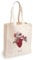 Loxato Stoffbeutel Bedruckt - Stofftasche - Baumwolltasche Bedruckt 100% B35 x H42 x T8 cm - Tragetasche Canvas-Stoff 220 g/m2 - Jutebeutel - Einkaufstasche Lange Henkel 70cm - Einkaufsbeutel