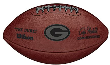 WILSON The Duke NFL Team Metallic Football - Green Bay Packers